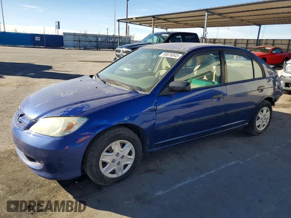 ✅ 2004 Honda Civic VP • VIN: 2HGES16394H593786 • Lot: 99876845. Listed on Copart with 178,036 mi. Free auction sales archive from the USA and detailed vehicle history report at DreamBid. Image 1.