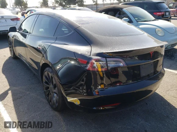 ✅ 2021 Tesla Model 3 Performance • VIN: 5YJ3E1EC3MF078738 • Лот: 65457422. Опубликован ранее на Copart с пробегом 13 994 миль. Бесплатный доступ к архиву аукционных продаж из США и подробный отчёт об истории автомобиля на DreamBid. Изображение 3.