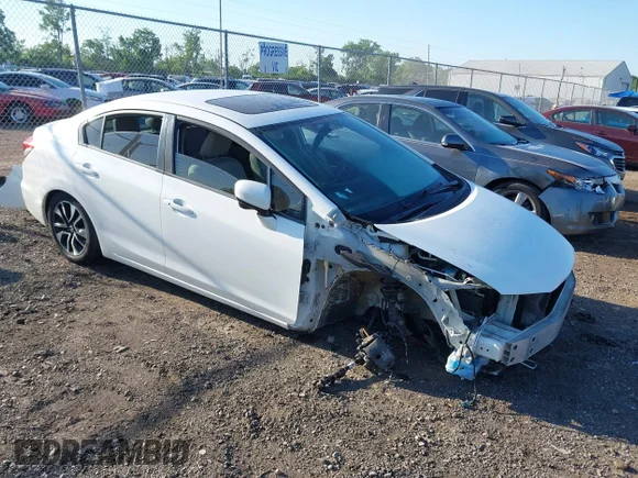✅ 2015 Honda Civic EX • VIN: 19XFB2F85FE254025 • Lot: 45290426. Wystawiony na IAAI z przebiegiem 100 764 mil. Bezpłatny archiwum sprzedaży aukcyjnych z USA i szczegółowy raport historii pojazdu na DreamBid. Zdjęcie 1.