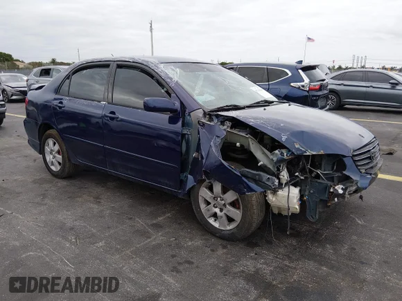 ✅ 2004 Toyota Corolla CE • VIN: 1NXBR32EX4Z273496 • Lot: 45310040. Listed on IAAI with 114,464 mi. Free auction sales archive from the USA and detailed vehicle history report at DreamBid. Image 1.