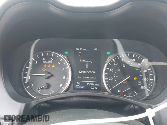 ✅ 2021 Infiniti Q50 Red Sport 400 • VIN: JN1FV7DP6MM850342 • Lot: 45297157. Listed on IAAI with 35,304 mi. Free auction sales archive from the USA and detailed vehicle history report at DreamBid. Image 7.