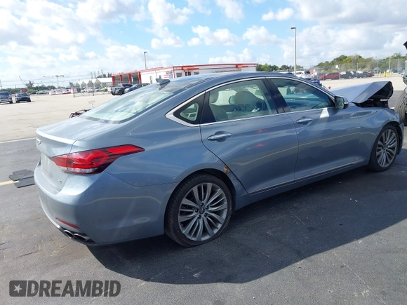 ✅ 2017 Genesis G80 Ultimate • VIN: KMHGN4JF8HU182413 • Lot: 44404650. Wystawiony na IAAI z przebiegiem 104 881 mil. Bezpłatny archiwum sprzedaży aukcyjnych z USA i szczegółowy raport historii pojazdu na DreamBid. Zdjęcie 4.