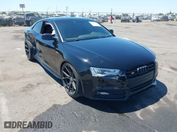 ✅ 2016 Audi S5 Premium Plus • VIN: WAUC4AFR6GA055809 • Lot: 42871100. Listed on IAAI with 85,245 mi. Free auction sales archive from the USA and detailed vehicle history report at DreamBid. Image 1.