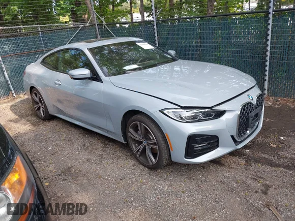 ✅ 2024 BMW 4 Series 430i xDrive • VIN: WBA73AP01RCP01608 • Лот: 42388167. Опубліковано раніше на IAAI з пробігом 10 563 миль. Безкоштовний доступ до архіву аукціонних продажів зі США та докладний звіт про історію автомобіля на DreamBid. Зображення 1.