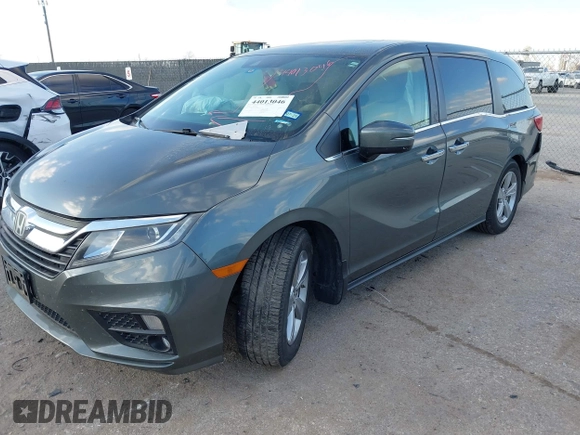 ✅ 2019 Honda Odyssey EX-L • VIN: 5FNRL6H76KB018784 • Lot: 44013046. Wystawiony na IAAI z przebiegiem 109 924 mil. Bezpłatny archiwum sprzedaży aukcyjnych z USA i szczegółowy raport historii pojazdu na DreamBid. Zdjęcie 2.