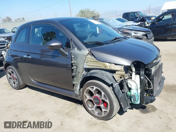 ✅ 2016 FIAT 500 Sport • VIN: 3C3CFFBR3GT170607 • Лот: 43225104. Опубліковано раніше на IAAI з пробігом 93 273 миль. Безкоштовний доступ до архіву аукціонних продажів зі США та докладний звіт про історію автомобіля на DreamBid. Зображення 1.