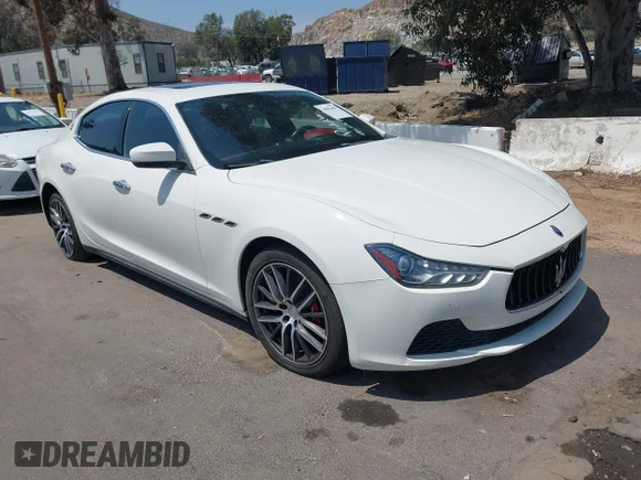 ✅ 2017 Maserati Ghibli • VIN: ZAM57XSA6H1198990 • Lot: 45082499. Wystawiony na IAAI z przebiegiem 129 978 mil. Bezpłatny archiwum sprzedaży aukcyjnych z USA i szczegółowy raport historii pojazdu na DreamBid. Zdjęcie 1.
