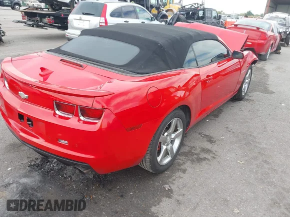 ✅ 2012 Chevrolet Camaro 1LT • VIN: 2G1FB3D32C9199369 • Лот: 43483563. Опубліковано раніше на IAAI з пробігом 83 063 миль. Безкоштовний доступ до архіву аукціонних продажів зі США та докладний звіт про історію автомобіля на DreamBid. Зображення 4.