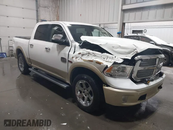 ✅ 2014 Ram 1500 Longhorn • VIN: 1C6RR7PM2ES337139 • Лот: 43846167. Опубликован ранее на IAAI с пробегом 101 580 миль. Бесплатный доступ к архиву аукционных продаж из США и подробный отчёт об истории автомобиля на DreamBid. Изображение 1.