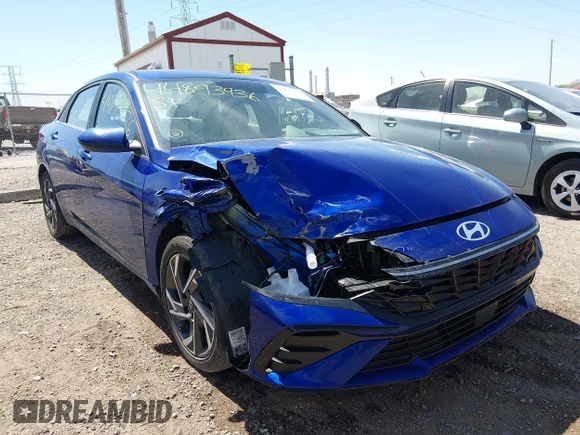 ✅ 2024 Hyundai Elantra SEL • VIN: KMHLS4DG1RU698187 • Lot: 44893936. Wystawiony na IAAI z przebiegiem 25 994 mil. Bezpłatny archiwum sprzedaży aukcyjnych z USA i szczegółowy raport historii pojazdu na DreamBid. Zdjęcie 6.