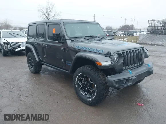 ✅ 2021 Jeep Wrangler Unlimited Rubicon • VIN: 1C4JJXR68MW761377 • Lot: 44098813. Wystawiony na IAAI z przebiegiem 62 057 mil. Bezpłatny archiwum sprzedaży aukcyjnych z USA i szczegółowy raport historii pojazdu na DreamBid. Zdjęcie 1.