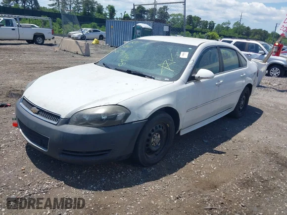 ✅ 2012 Chevrolet Impala Police Police • VIN: 2G1WD5E35C1275962 • Лот: 45369260. Опубликован ранее на IAAI с пробегом Не указан. Бесплатный доступ к архиву аукционных продаж из США и подробный отчёт об истории автомобиля на DreamBid. Изображение 2.