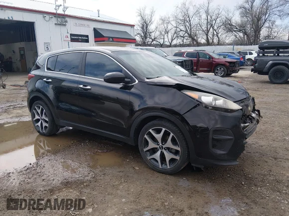 ✅ 2017 Kia Sportage LX • VIN: KNDPM3AC4H7107262 • Lot: 44739636. Listed on IAAI with 88,521 mi. Free auction sales archive from the USA and detailed vehicle history report at DreamBid. Image 1.