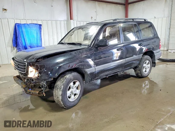 ✅ 2000 Toyota Land Cruiser • VIN: JT3HT05J0Y0098152 • Lot: 74796195. Listed on Copart with 221,658 mi. Free auction sales archive from the USA and detailed vehicle history report at DreamBid. Image 1.