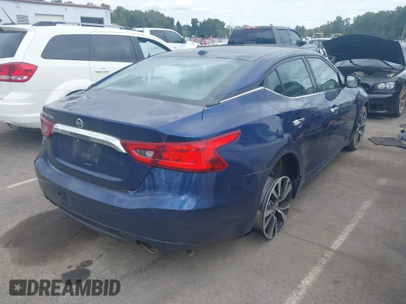✅ 2016 Nissan Maxima S • VIN: 1N4AA6AP0GC386952 • Lot: 43405845. Listed on IAAI with 184,585 mi. Free auction sales archive from the USA and detailed vehicle history report at DreamBid. Image 4.