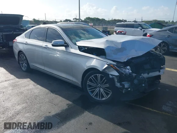 ✅ 2018 Genesis G80 3.8L • VIN: KMHGN4JE8JU257642 • Lot: 44751118. Wystawiony na IAAI z przebiegiem 81 229 mil. Bezpłatny archiwum sprzedaży aukcyjnych z USA i szczegółowy raport historii pojazdu na DreamBid. Zdjęcie 1.
