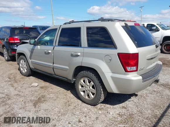 ✅ 2008 Jeep Grand Cherokee Limited • VIN: 1J8HR58MX8C240138 • Lot: 43385851. Wystawiony na IAAI z przebiegiem 144 974 mil. Bezpłatny archiwum sprzedaży aukcyjnych z USA i szczegółowy raport historii pojazdu na DreamBid. Zdjęcie 3.