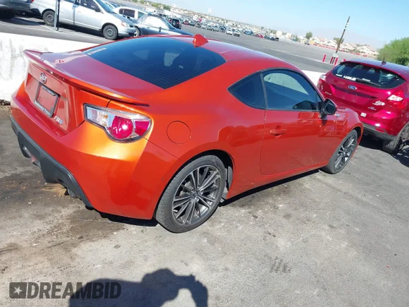 ✅ 2016 Scion FR-S • VIN: JF1ZNAA13G9704730 • Lot: 43361960. Listed on IAAI with 86,634 mi. Free auction sales archive from the USA and detailed vehicle history report at DreamBid. Image 4.