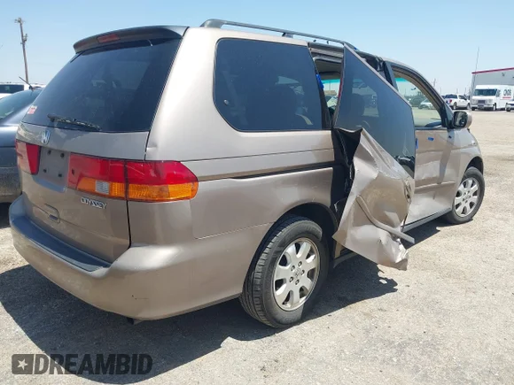 ✅ 2003 Honda Odyssey EX • VIN: 5FNRL18683B074849 • Lot: 45315879. Wystawiony na IAAI z przebiegiem 154 750 mil. Bezpłatny archiwum sprzedaży aukcyjnych z USA i szczegółowy raport historii pojazdu na DreamBid. Zdjęcie 4.