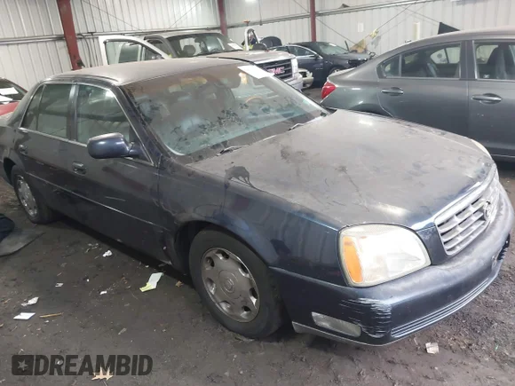 ✅ 2002 Cadillac DeVille DHS • VIN: 1G6KE57Y42U203619 • Лот: 44389913. Опубликован ранее на IAAI с пробегом 135 000 миль. Бесплатный доступ к архиву аукционных продаж из США и подробный отчёт об истории автомобиля на DreamBid. Изображение 1.