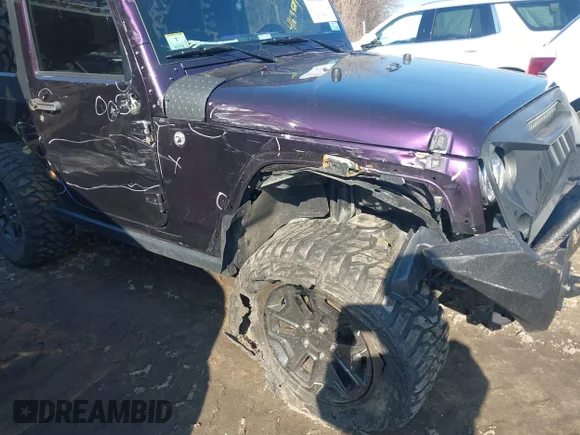 ✅ 2017 Jeep Wrangler Sport • VIN: 1C4AJWAG7HL571463 • Лот: 41633259. Опубліковано раніше на IAAI з пробігом 130 406 миль. Безкоштовний доступ до архіву аукціонних продажів зі США та докладний звіт про історію автомобіля на DreamBid. Зображення 6.