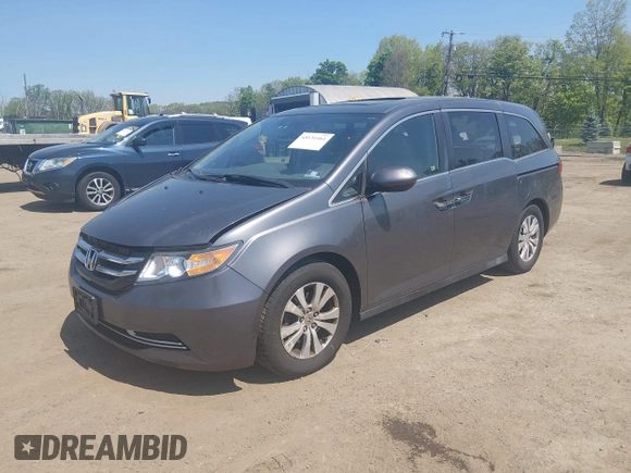 ✅ 2014 Honda Odyssey EX-L • VIN: 5FNRL5H65EB032259 • Lot: 45131461. Wystawiony na IAAI z przebiegiem 112 260 mil. Bezpłatny archiwum sprzedaży aukcyjnych z USA i szczegółowy raport historii pojazdu na DreamBid. Zdjęcie 2.