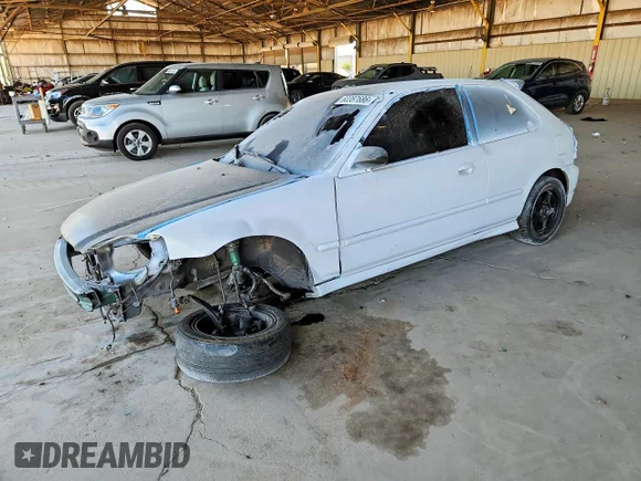 ✅ 1996 Honda Civic DX • VIN: 2HGEJ6347TH122733 • Lot: 60387686. Wystawiony na Copart z przebiegiem 216 866 mil. Bezpłatny archiwum sprzedaży aukcyjnych z USA i szczegółowy raport historii pojazdu na DreamBid. Zdjęcie 1.