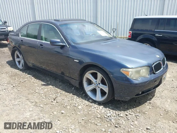✅ 2003 BMW 7 Series 745i • VIN: WBAGL63433DP66838 • Лот: 42548738. Опубликован ранее на IAAI с пробегом Не указан. Бесплатный доступ к архиву аукционных продаж из США и подробный отчёт об истории автомобиля на DreamBid. Изображение 1.