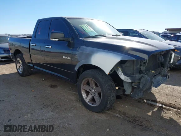 ✅ 2010 Dodge 1500 SLT • VIN: 1D7RB1GT5AS209737 • Лот: 41413982. Опубліковано раніше на IAAI з пробігом 185 043 миль. Безкоштовний доступ до архіву аукціонних продажів зі США та докладний звіт про історію автомобіля на DreamBid. Зображення 1.