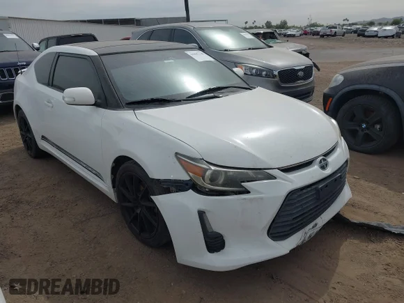 ✅ 2014 Scion tC • VIN: JTKJF5C76E3070898 • Lot: 44887140. Listed on IAAI with 202,831 mi. Free auction sales archive from the USA and detailed vehicle history report at DreamBid. Image 1.