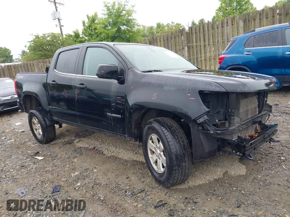 ✅ 2020 Chevrolet Colorado 4WD Work Truck • VIN: 1GCGTBEN7L1248234 • Lot: 45076161. Listed on IAAI with 197,000 mi. Free auction sales archive from the USA and detailed vehicle history report at DreamBid. Image 1.