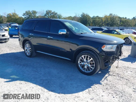 ✅ 2014 Dodge Durango Citadel • VIN: 1C4SDHET7EC970402 • Лот: 43660168. Опубликован ранее на IAAI с пробегом 247 744 миль. Бесплатный доступ к архиву аукционных продаж из США и подробный отчёт об истории автомобиля на DreamBid. Изображение 1.