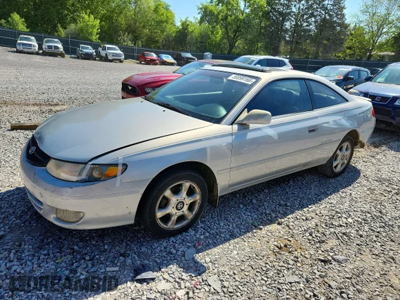 ✅ 2000 Toyota Solara SE • VIN: 2T1CF22P2YC265389 • Lot: 50099166. Listed on Copart with 277,254 mi. Free auction sales archive from the USA and detailed vehicle history report at DreamBid. Image 1.