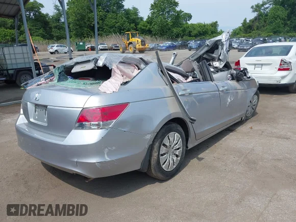 ✅ 2010 Honda Accord LX • VIN: 1HGCP2F38AA131437 • Lot: 45310215. Wystawiony na IAAI z przebiegiem Nie podano. Bezpłatny archiwum sprzedaży aukcyjnych z USA i szczegółowy raport historii pojazdu na DreamBid. Zdjęcie 4.