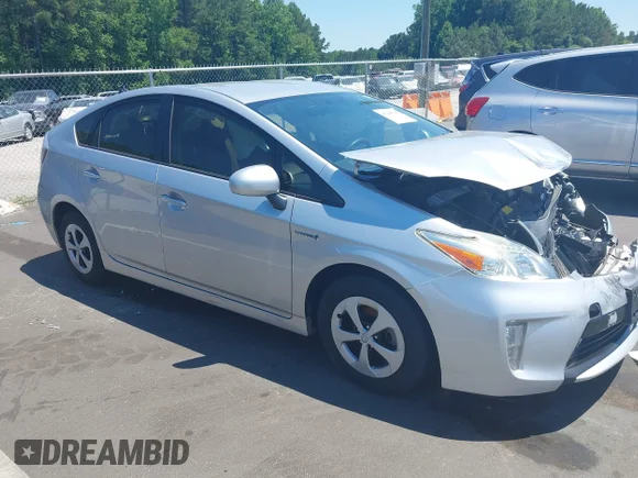 ✅ 2014 Toyota Prius Four • VIN: JTDKN3DU9E0363736 • Lot: 45289782. Listed on IAAI with Not provided. Free auction sales archive from the USA and detailed vehicle history report at DreamBid. Image 1.