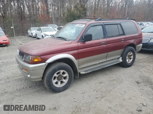 ✅ 1999 Mitsubishi Montero Sport Limited • VIN: JA4MT41R1XP029063 • Лот: 92885605. Опубликован ранее на Copart с пробегом Не указан. Бесплатный доступ к архиву аукционных продаж из США и подробный отчёт об истории автомобиля на DreamBid. Изображение 1.