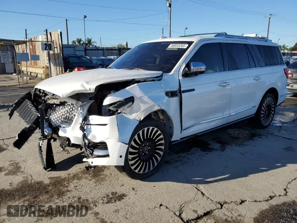 ✅ 2019 Lincoln Navigator Black Label • VIN: 5LMJJ3TT4KEL19439 • Lot: 86853245. Listed on Copart with 79,210 mi. Free auction sales archive from the USA and detailed vehicle history report at DreamBid. Image 1.