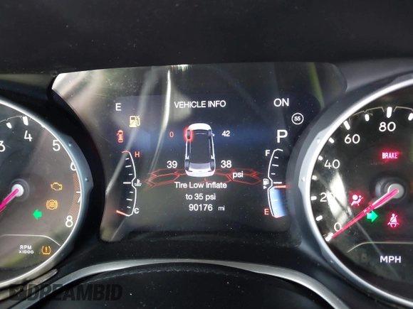 ✅ 2018 Jeep Compass Limited • VIN: 3C4NJDCB4JT415642 • Lot: 44628773. Listed on IAAI with 90,176 mi. Free auction sales archive from the USA and detailed vehicle history report at DreamBid. Image 7.