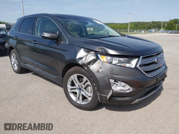 ✅ 2017 Ford Edge Titanium • VIN: 2FMPK4K97HBB88808 • Lot: 45120915. Wystawiony na IAAI z przebiegiem 114 575 mil. Bezpłatny archiwum sprzedaży aukcyjnych z USA i szczegółowy raport historii pojazdu na DreamBid. Zdjęcie 1.