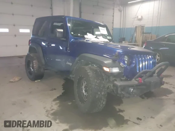 ✅ 2019 Jeep Wrangler Sport S • VIN: 1C4GJXAN1KW519671 • Лот: 44044517. Опубликован ранее на IAAI с пробегом 99 198 миль. Бесплатный доступ к архиву аукционных продаж из США и подробный отчёт об истории автомобиля на DreamBid. Изображение 1.