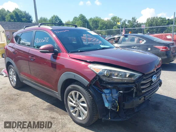✅ 2016 Hyundai Tucson Sport • VIN: KM8J3CA23GU199590 • Lot: 43000298. Listed on IAAI with 85,116 mi. Free auction sales archive from the USA and detailed vehicle history report at DreamBid. Image 1.