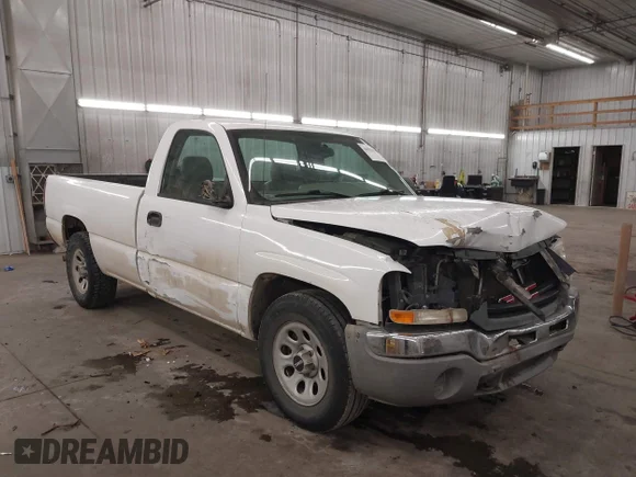 ✅ 2006 GMC Sierra 1500 Work Truck • VIN: 3GTEC14X56G188593 • Lot: 44581098. Listed on IAAI with 139,585 mi. Free auction sales archive from the USA and detailed vehicle history report at DreamBid. Image 1.