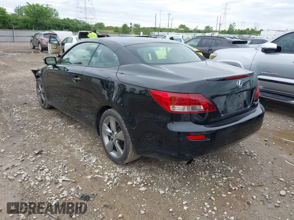 ✅ 2011 Lexus IS 250 C • VIN: JTHFF2C23B2520359 • Lot: 45050321. Listed on IAAI with 178,539 mi. Free auction sales archive from the USA and detailed vehicle history report at DreamBid. Image 3.