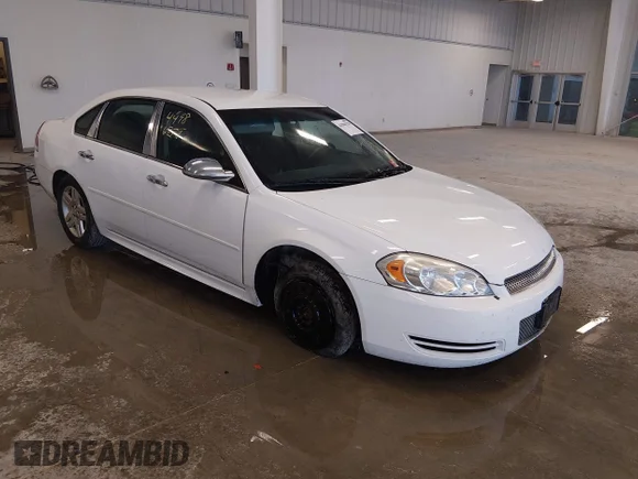 ✅ 2012 Chevrolet Impala LT Fleet • VIN: 2G1WG5E36C1252200 • Lot: 44986279. Listed on IAAI with 247,053 mi. Free auction sales archive from the USA and detailed vehicle history report at DreamBid. Image 1.