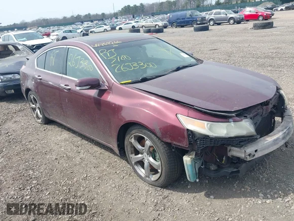 ✅ 2009 Acura TL Technology • VIN: 19UUA965X9A005561 • Lot: 44884266. Listed on IAAI with Not provided. Free auction sales archive from the USA and detailed vehicle history report at DreamBid. Image 1.