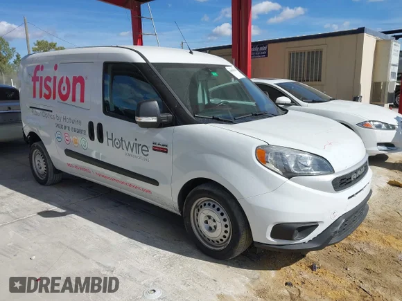 ✅ 2022 Ram ProMaster City Cargo Tradesman • VIN: ZFBHRFABXN6Y16457 • Lot: 44069034. Listed on IAAI with 29,104 mi. Free auction sales archive from the USA and detailed vehicle history report at DreamBid. Image 1.