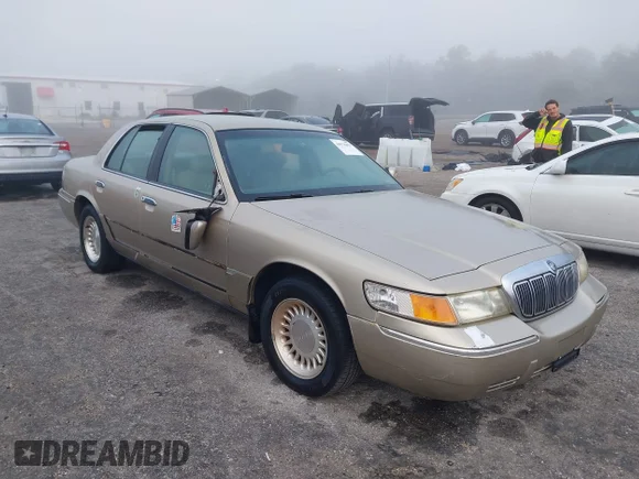 ✅ 1999 Mercury Grand Marquis LS • VIN: 2MEFM75W3XX690423 • Лот: 44078855. Опубликован ранее на IAAI с пробегом 98 631 миль. Бесплатный доступ к архиву аукционных продаж из США и подробный отчёт об истории автомобиля на DreamBid. Изображение 1.