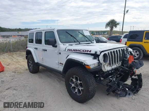 ✅ 2021 Jeep Wrangler Unlimited Rubicon • VIN: 1C4HJXFN4MW862832 • Лот: 41357087. Опубликован ранее на IAAI с пробегом 40 048 миль. Бесплатный доступ к архиву аукционных продаж из США и подробный отчёт об истории автомобиля на DreamBid. Изображение 1.