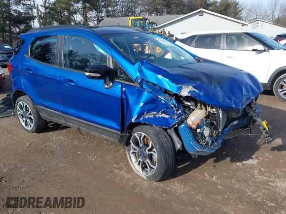 ✅ 2020 Ford EcoSport SES • VIN: MAJ6S3JL0LC335086 • Lot: 41689488. Wystawiony na IAAI z przebiegiem 34 187 mil. Bezpłatny archiwum sprzedaży aukcyjnych z USA i szczegółowy raport historii pojazdu na DreamBid. Zdjęcie 1.