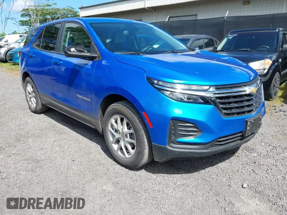 ✅ 2024 Chevrolet Equinox LS • VIN: 3GNAXHEGXRL126099 • Lot: 44742848. Wystawiony na IAAI z przebiegiem 24 173 mil. Bezpłatny archiwum sprzedaży aukcyjnych z USA i szczegółowy raport historii pojazdu na DreamBid. Zdjęcie 1.